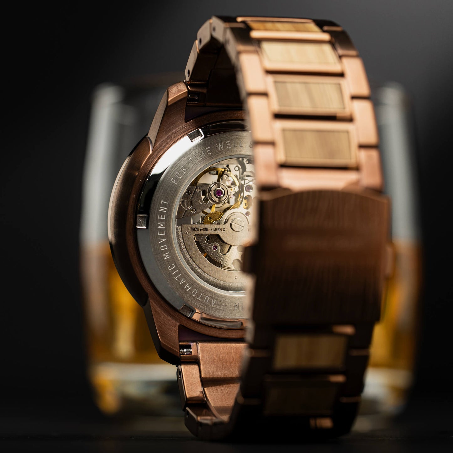 Whiskey Espresso Barrel 46mm Automatic