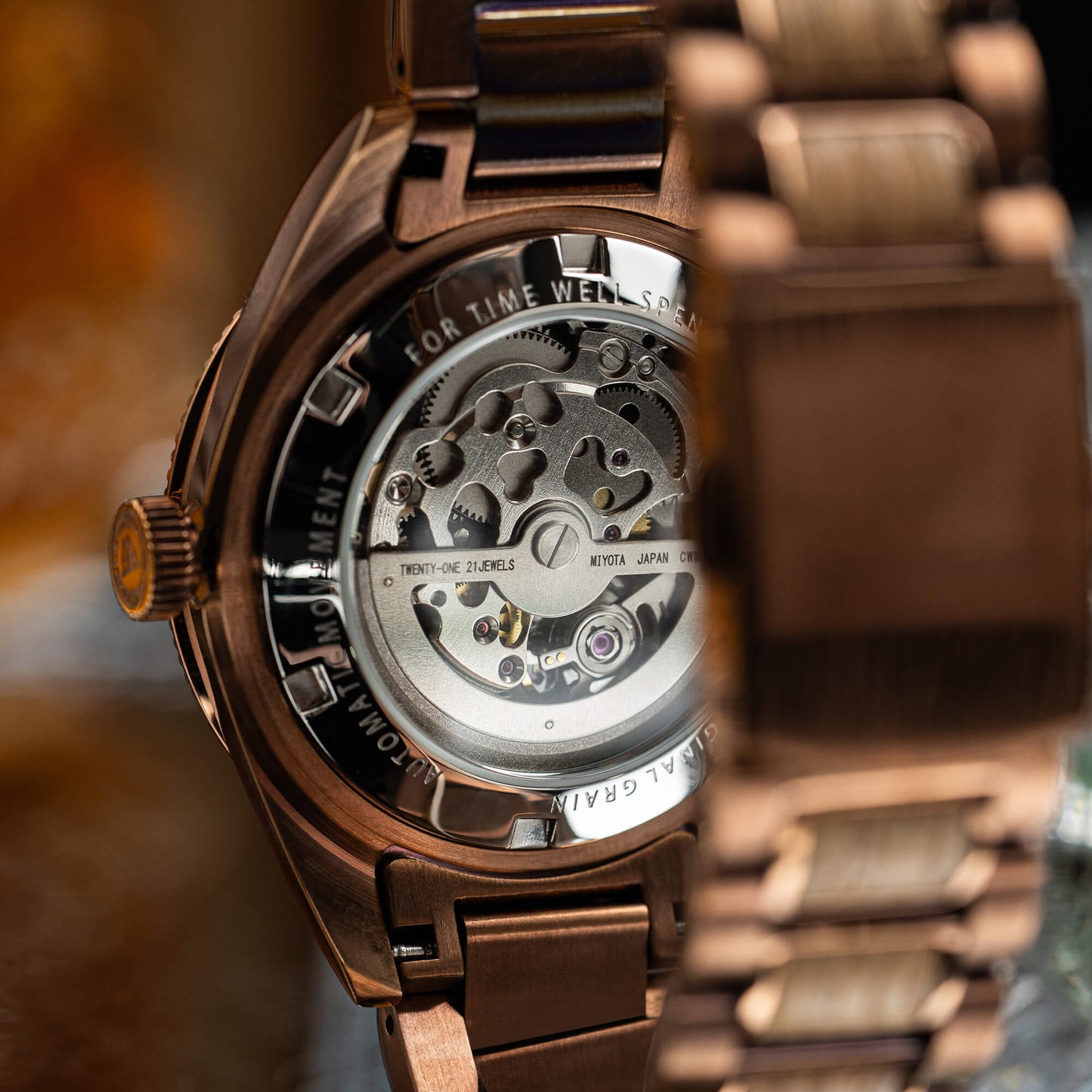 Whiskey Espresso Vintage Automatic 40mm