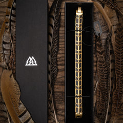 Pfeilarmband aus Ebenholzgold