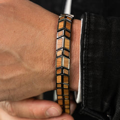 Pfeilarmband aus Koa-Rotguss