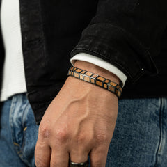 Pfeilarmband aus Koa-Rotguss