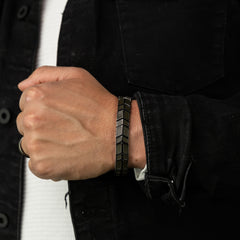 Militärisches Stonewashed-Pfeilarmband