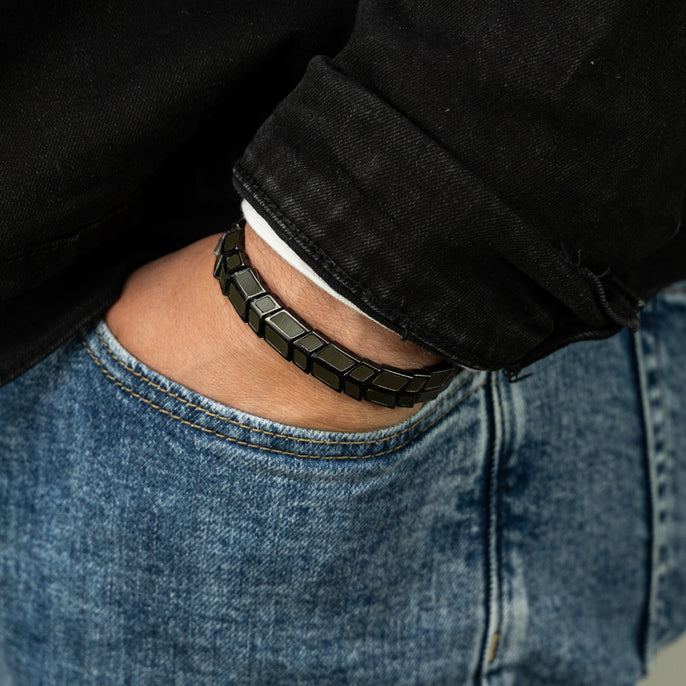 Militärisches Stonewashed-Pfeilarmband
