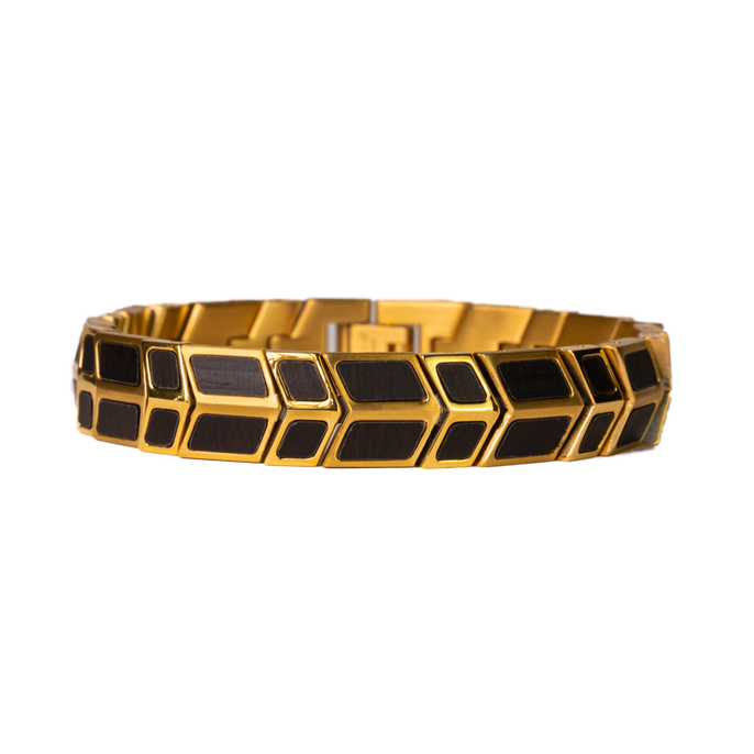 Pfeilarmband aus Ebenholzgold