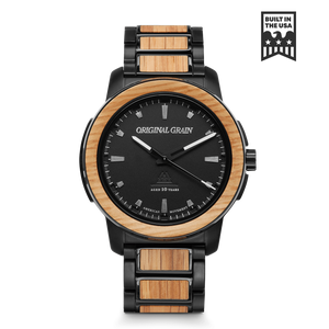 American Heritage Bourbon Barrels Black 42mm