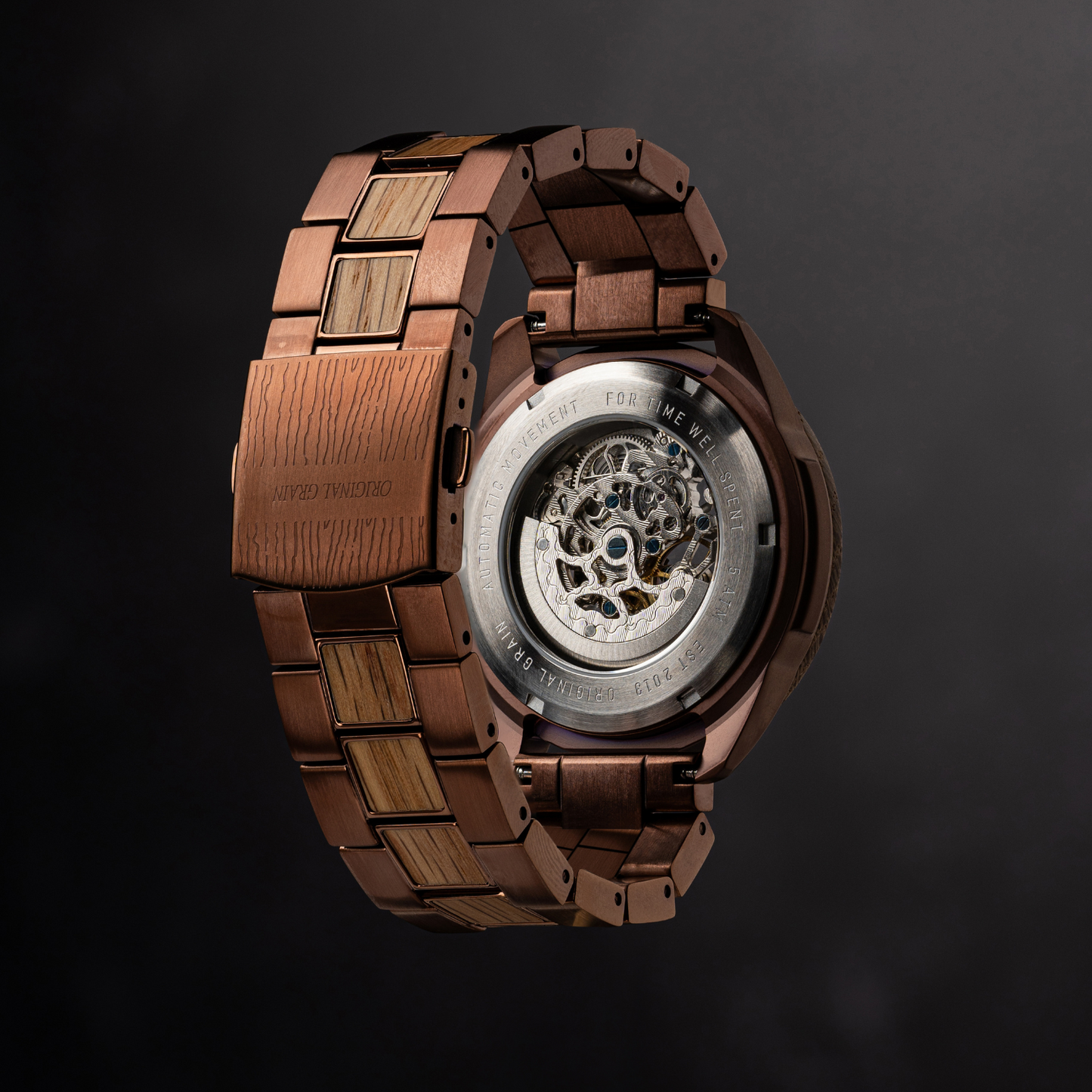 Whiskey Espresso Rugged Automatic 44mm