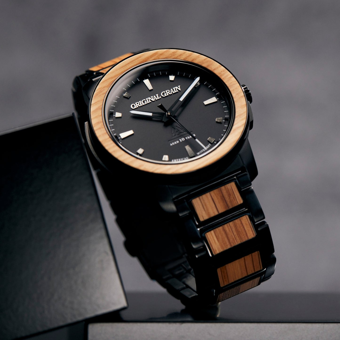 American Heritage Bourbon Barrels Black 42mm