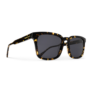 Sunset-Sonnenbrille in Schildpattoptik aus Blackwood und Gold