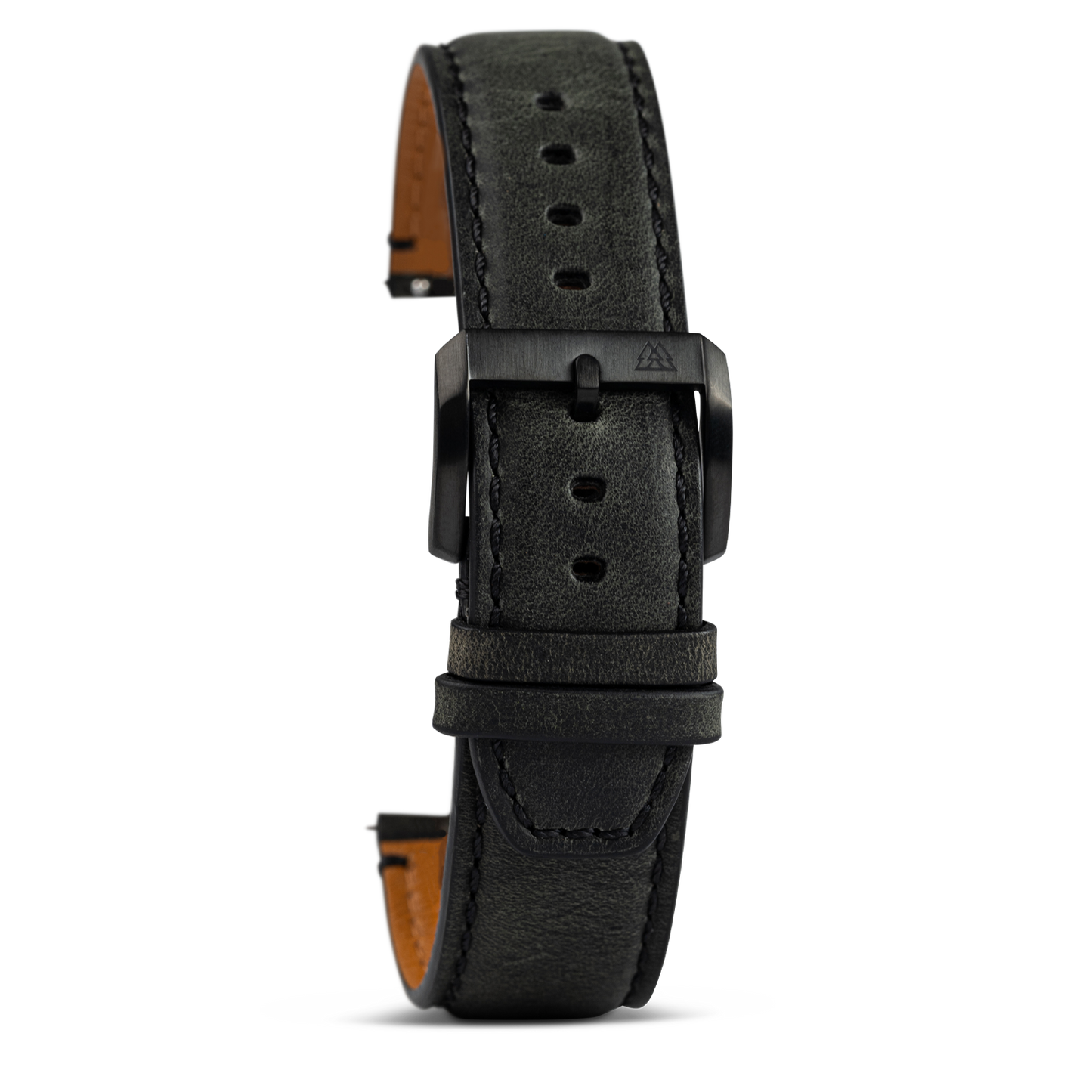 Charcoal Grey 21mm Leather Band