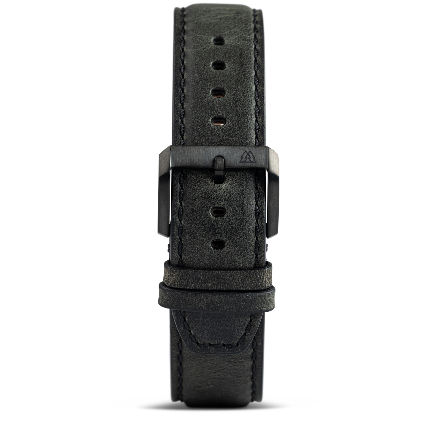 Charcoal Grey 21mm Leather Band
