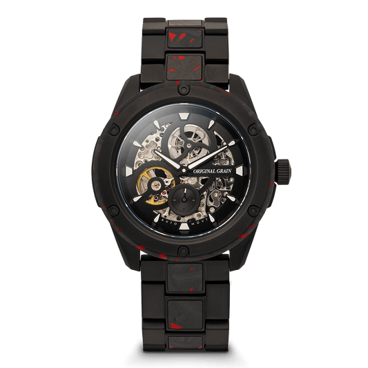 Forest Fire Red Rugged Auto 44mm