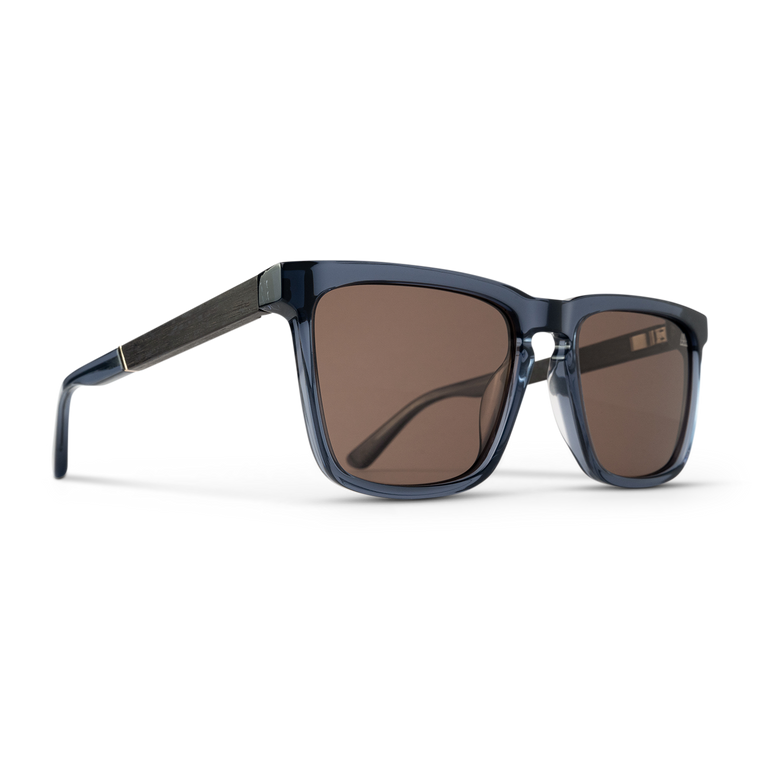 Revival Grey Oak Transparent Blue Sunglass