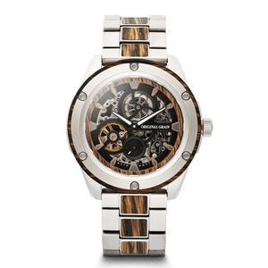 Whiskey Silver Charred Rugged 44mm