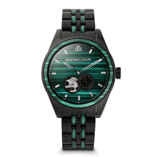 Malachite Black Vintage Automatic 40mm