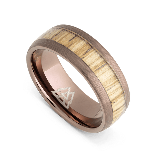 Whiskey Espresso Single Barrel Ring