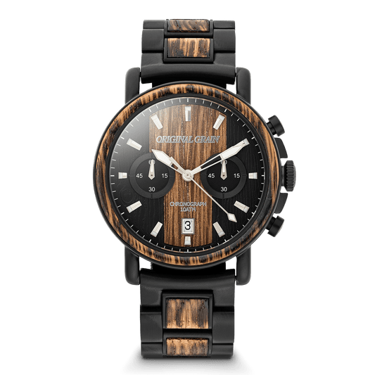 Charred Whiskey Black Dial Chrono 44mm
