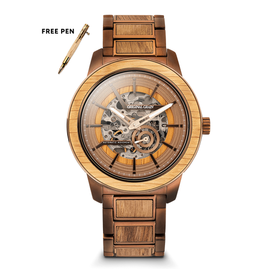 Whiskey Espresso Barrel 46mm Automatic