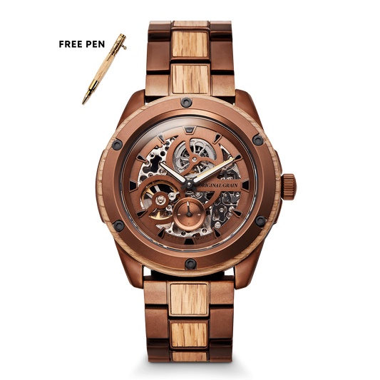 Whiskey Espresso Rugged Automatic 44mm