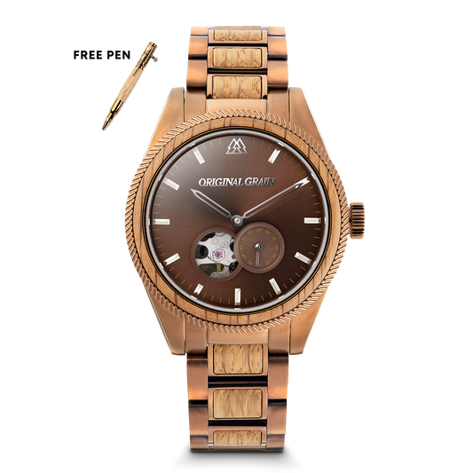 Whiskey Espresso Vintage Automatic 40mm