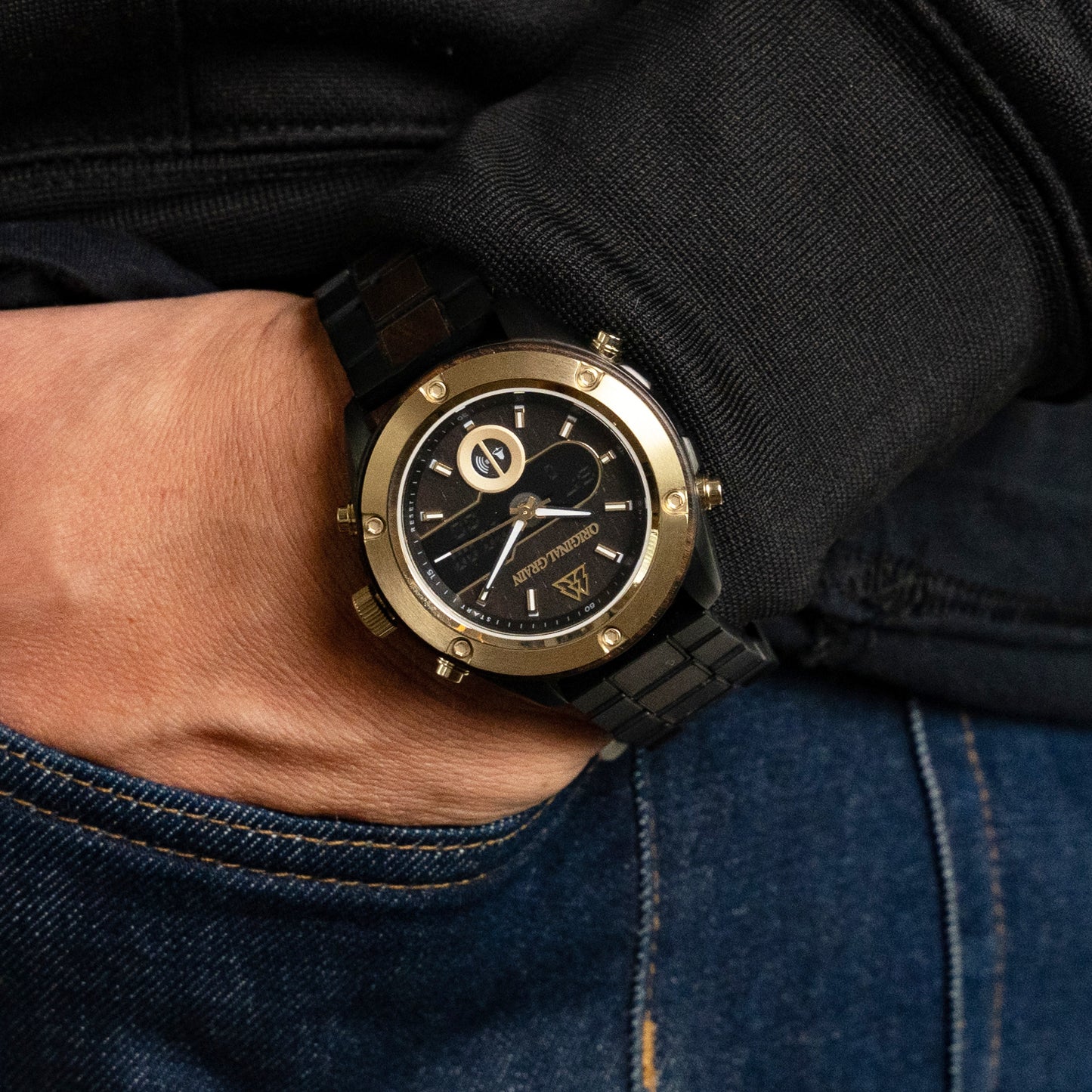 Ebony Gold Rugged 45mm