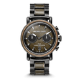 Military Stonewashed Steel Chrono 44mm by Original Grain