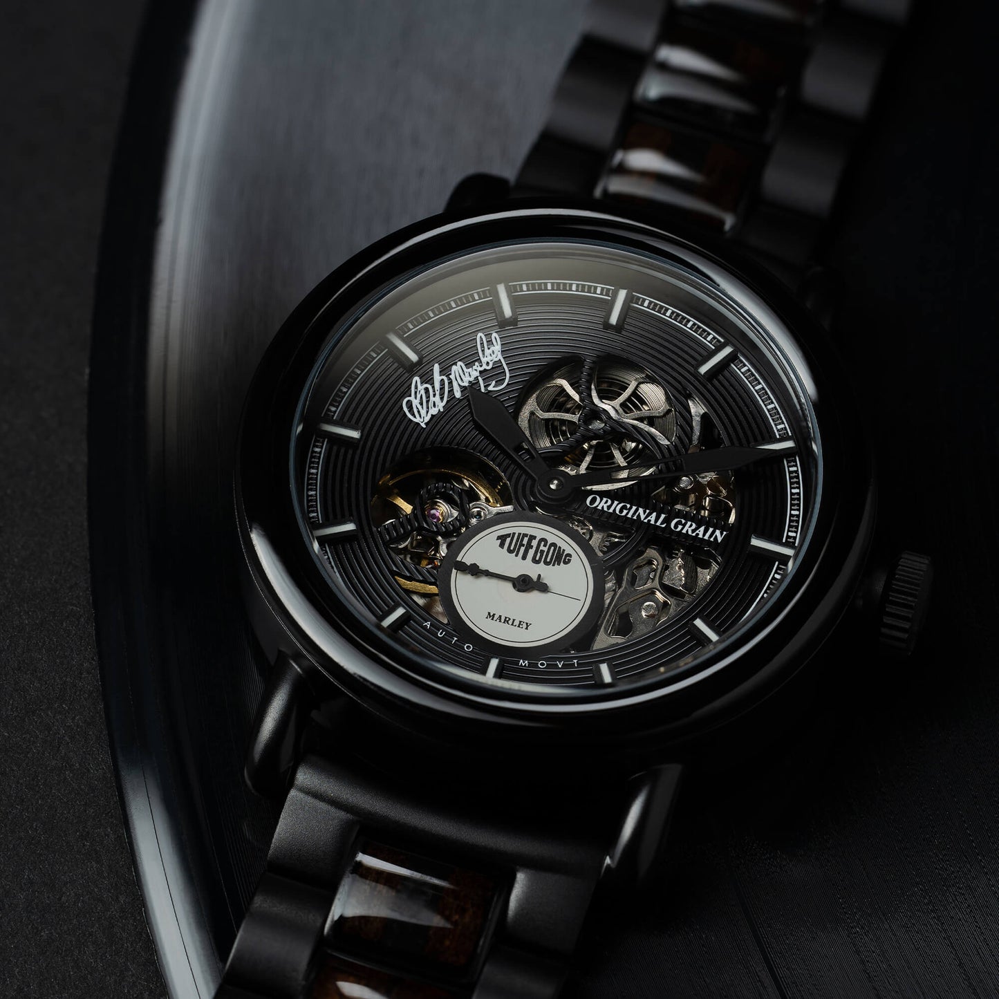 Ebony Tuff Gong Skeleton 40mm