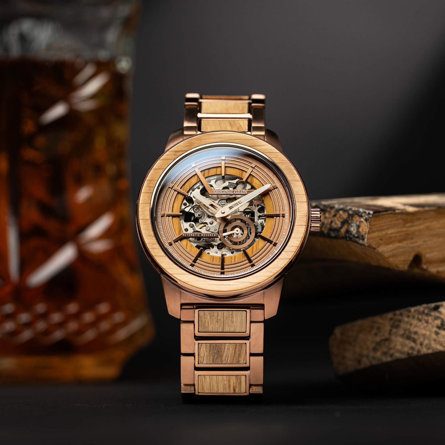 Whiskey Espresso Barrel 46mm Automatic