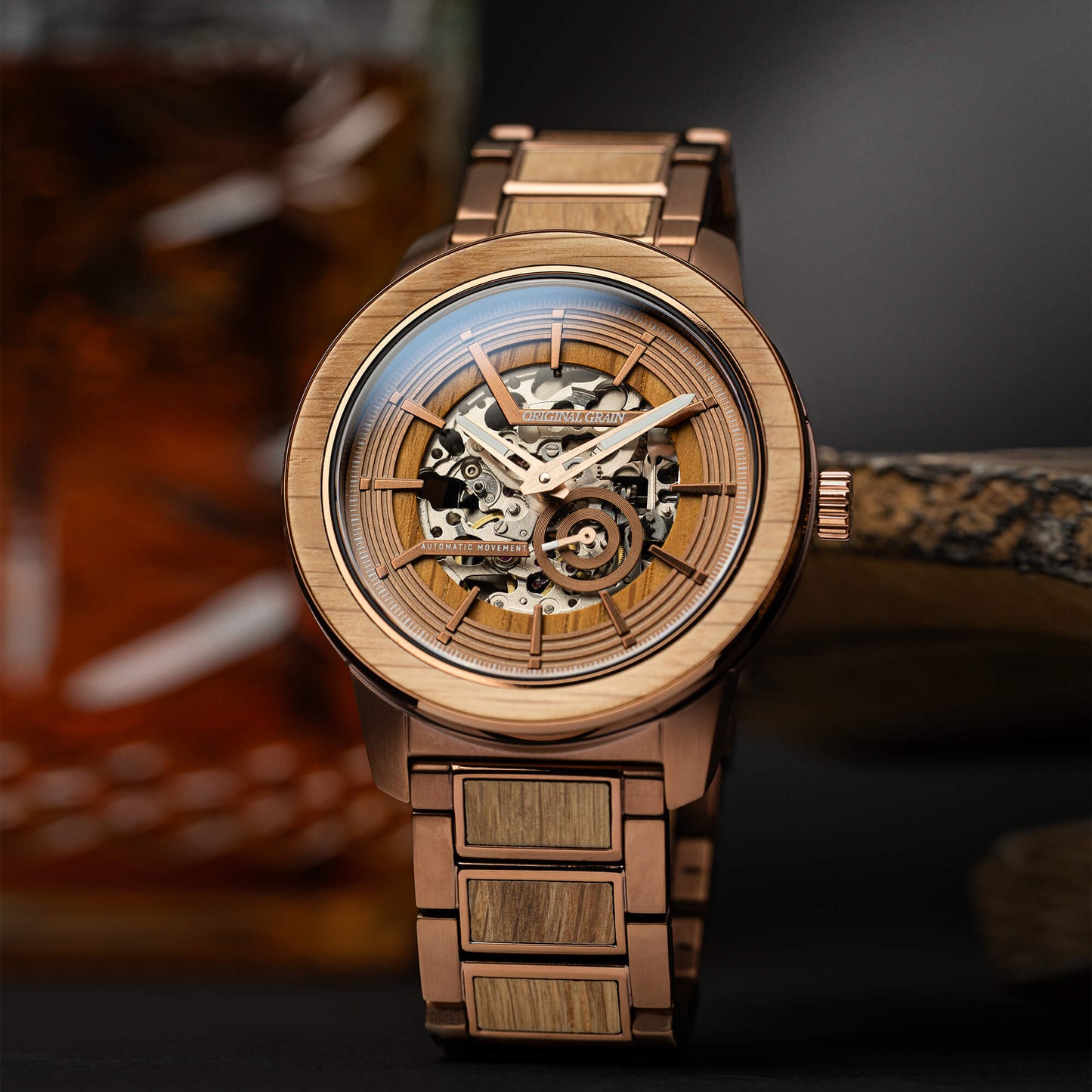 Whiskey Espresso Barrel 46mm Automatic