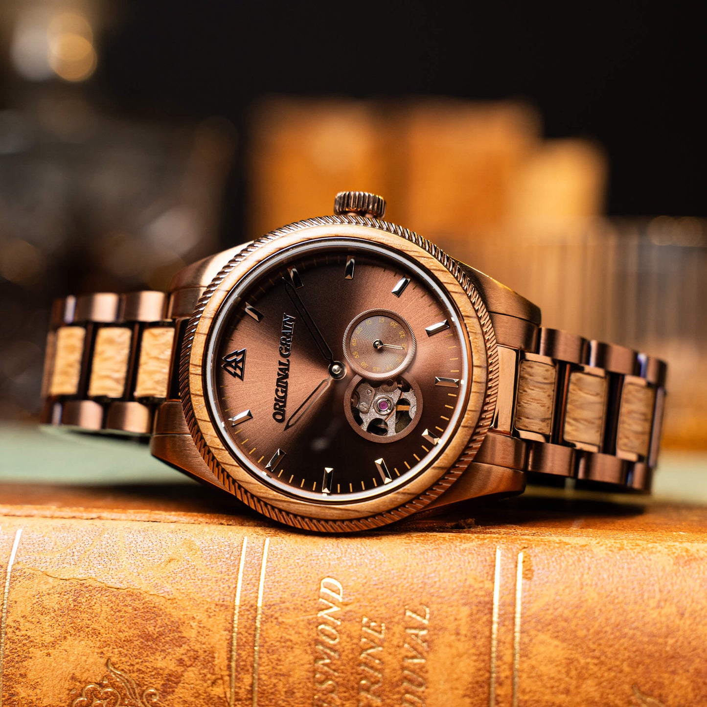 Whiskey Espresso Vintage Automatic 40mm