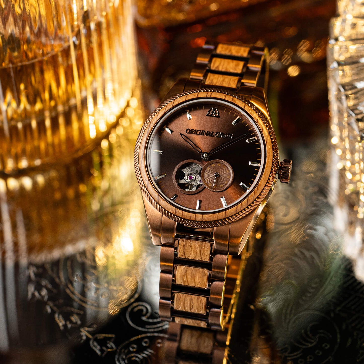 Whiskey Espresso Vintage Automatic 40mm