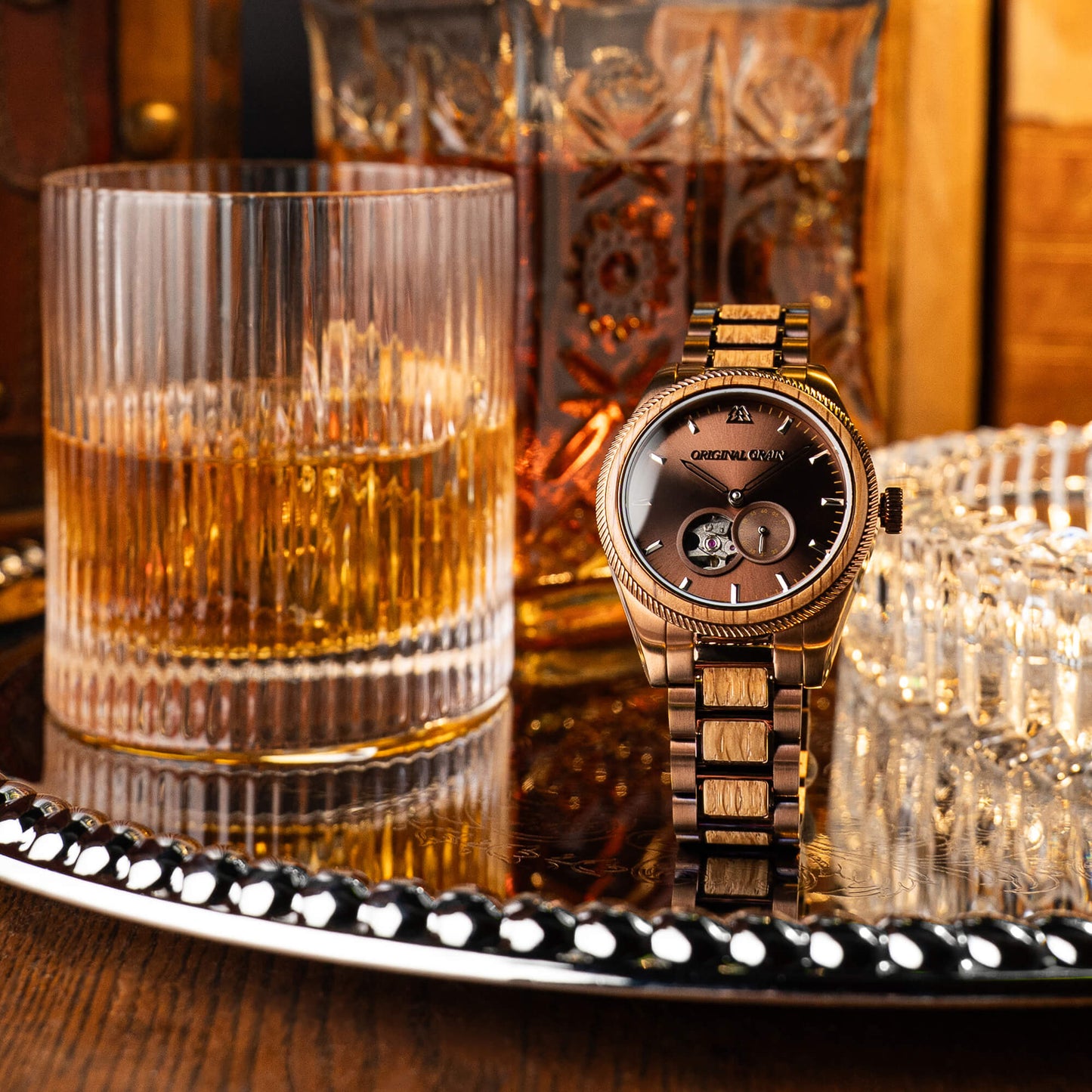 Whiskey Espresso Vintage Automatic 40mm