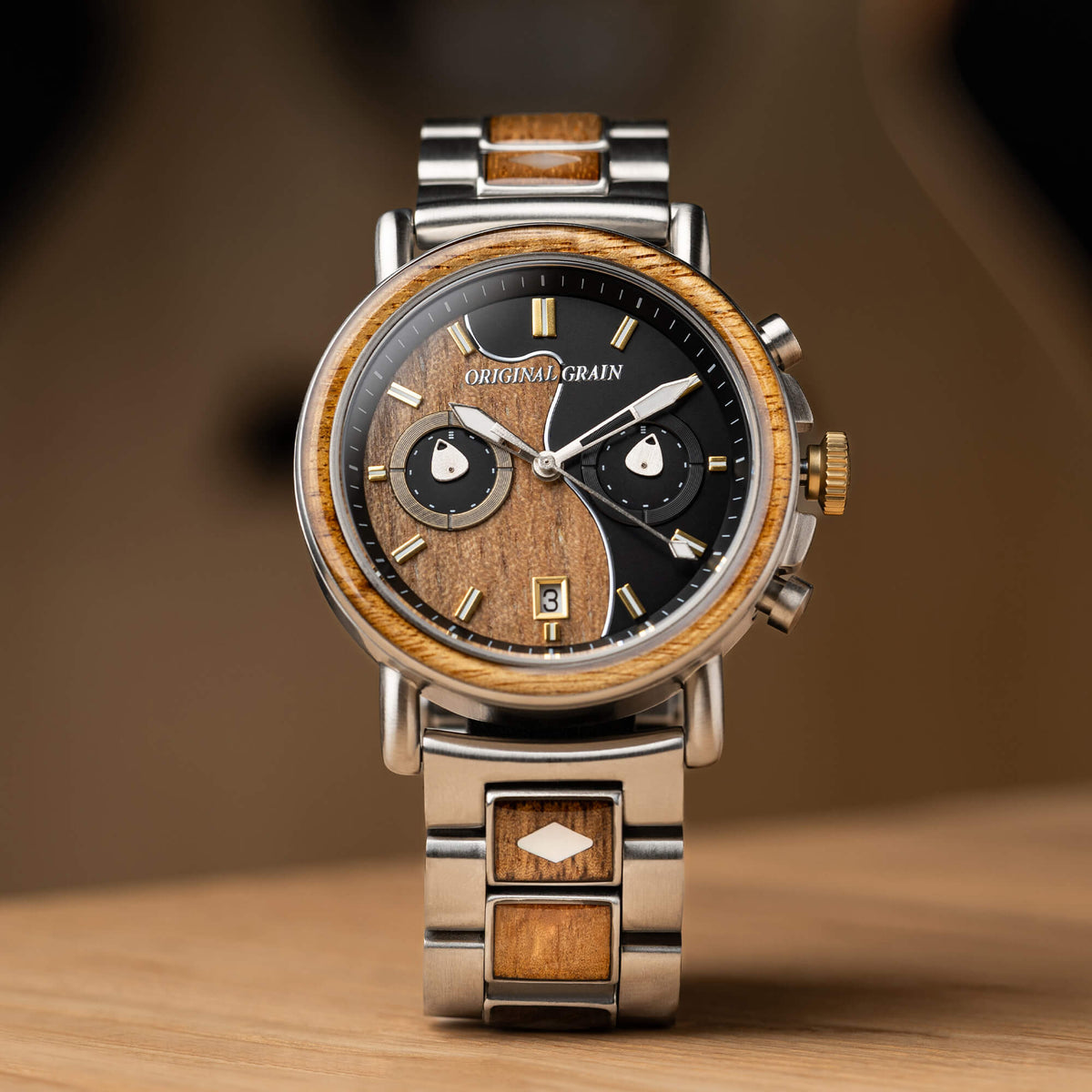 OG Koa Guitar Chrono 44mm