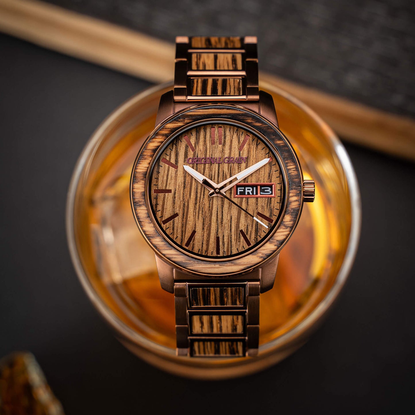 Whiskey Charred Espresso Barrel 42mm