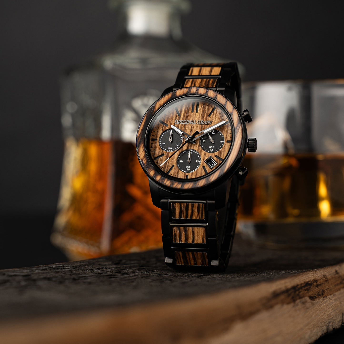 Charred Whiskey Black Barrel Chrono 42mm