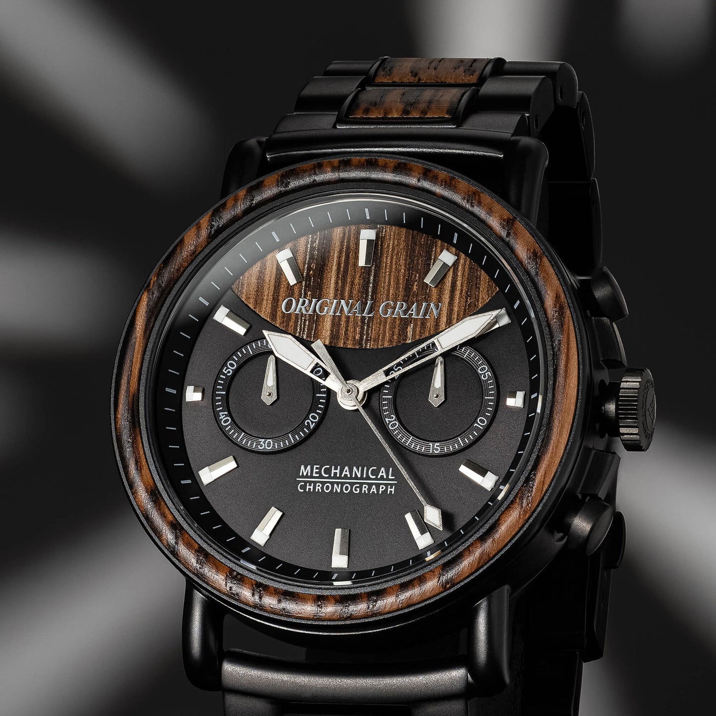 Whiskey Black Charred Mechanical Chrono 44mm