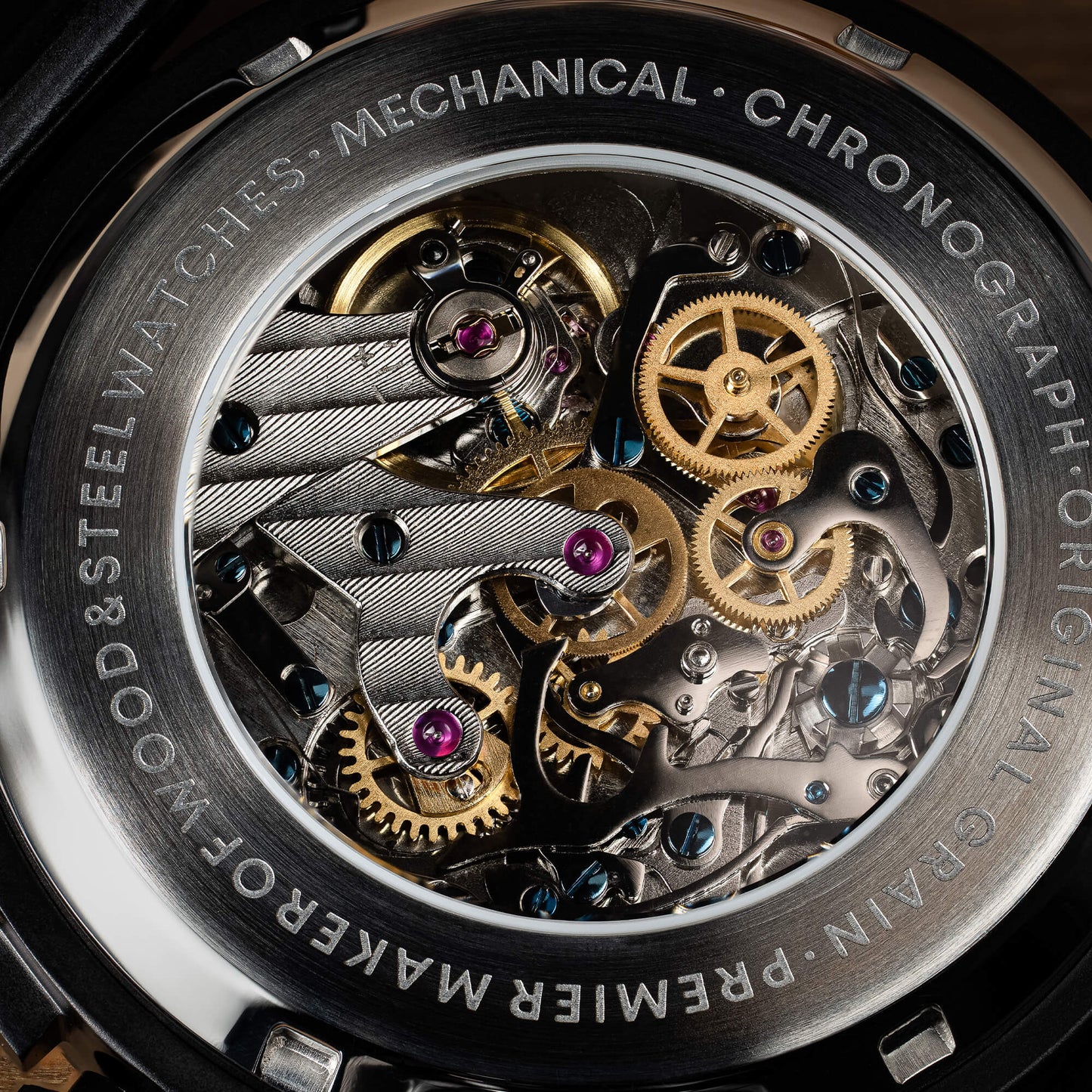 Whiskey Black Charred Mechanical Chrono 44mm