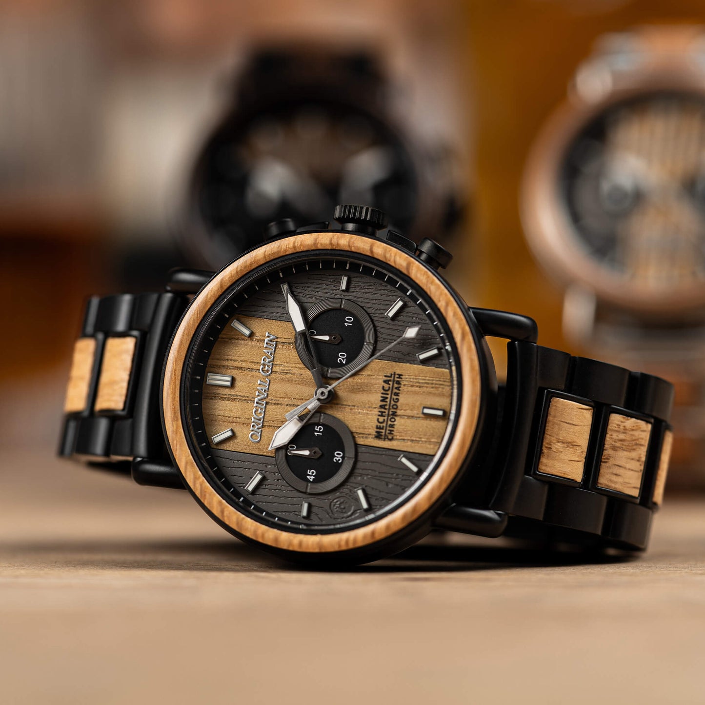 Whiskey Black Mechanical Chrono 44mm