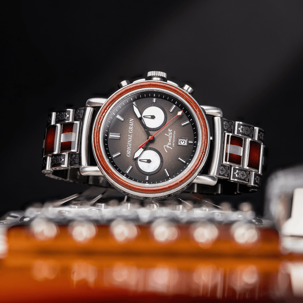 Fender Telecaster Silver Chrono 44mm