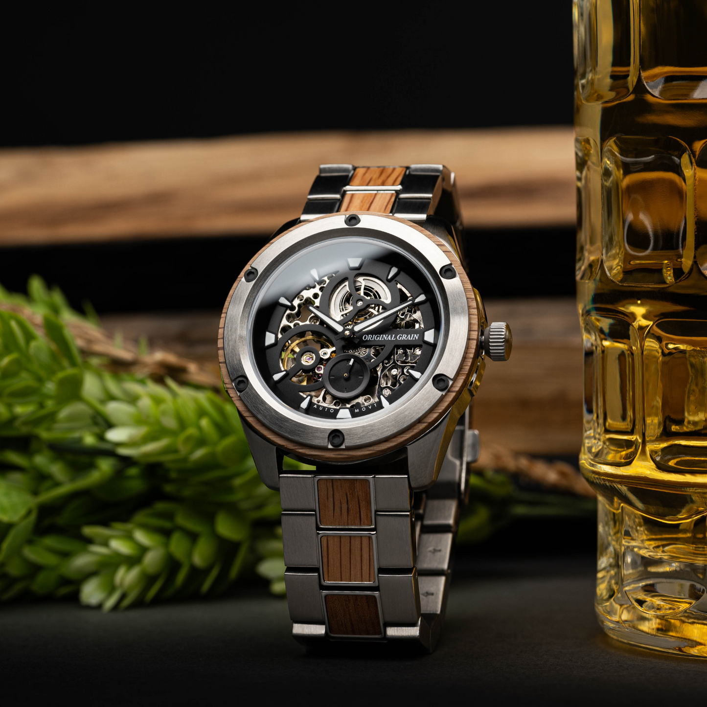 Brewmaster Silver Rugged Automatic 44mm