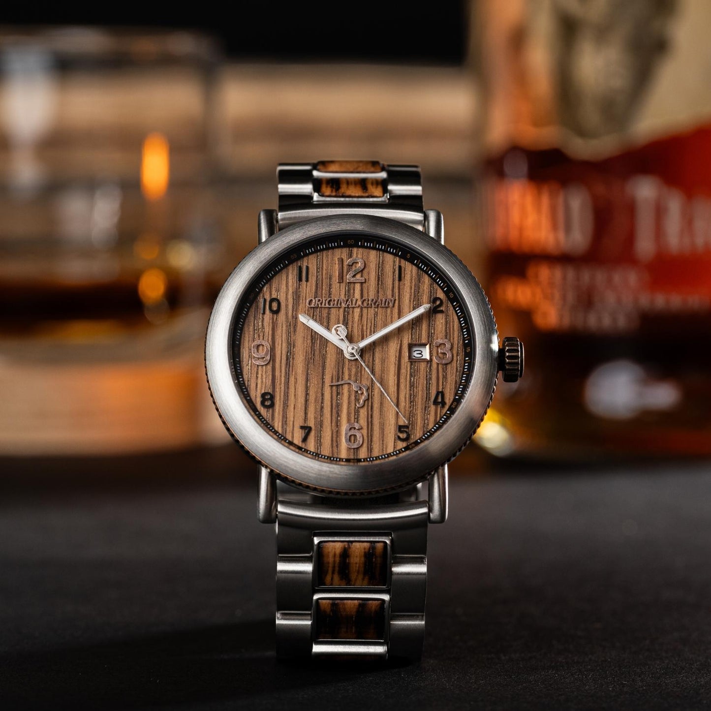 Buffalo Trace 1775 Automatic Silver 44mm