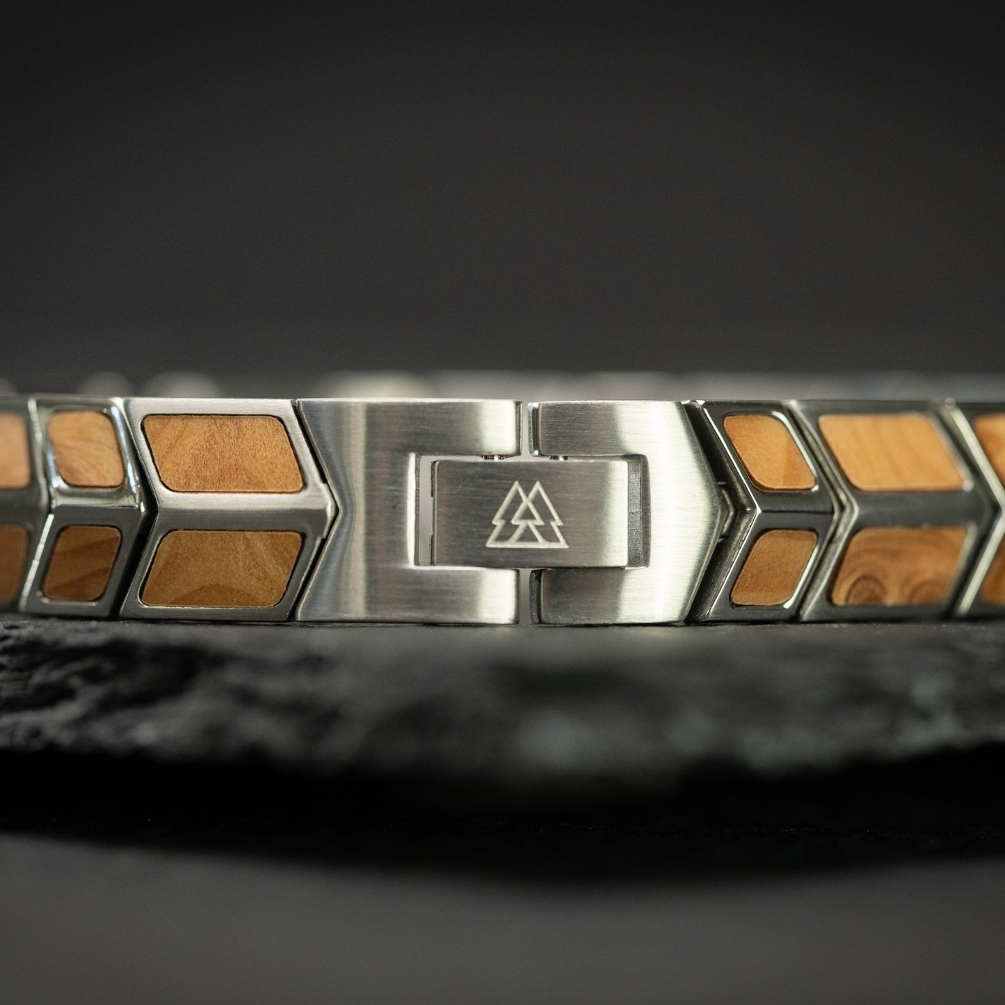 Burlwood Silver Arrow Bracelet