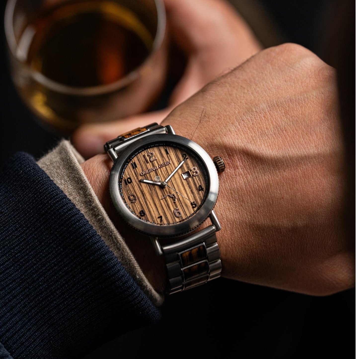 Buffalo Trace 1775 Automatic Silver 44mm | Original Grain