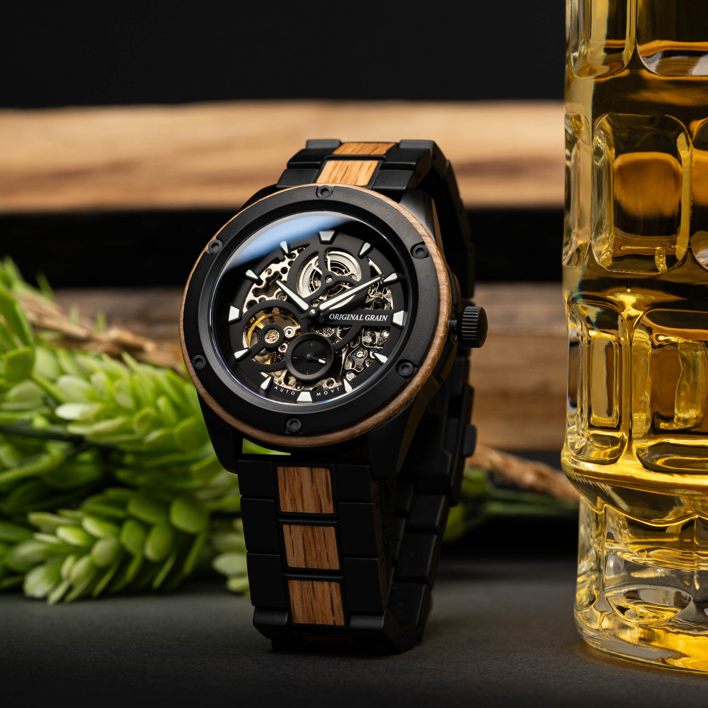 Brewmaster Black Rugged Automatic 44mm