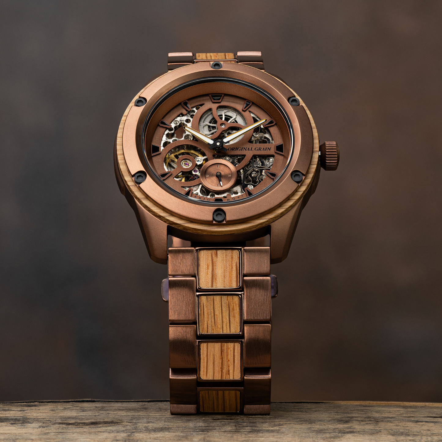 Whiskey Espresso Rugged Automatic 44mm