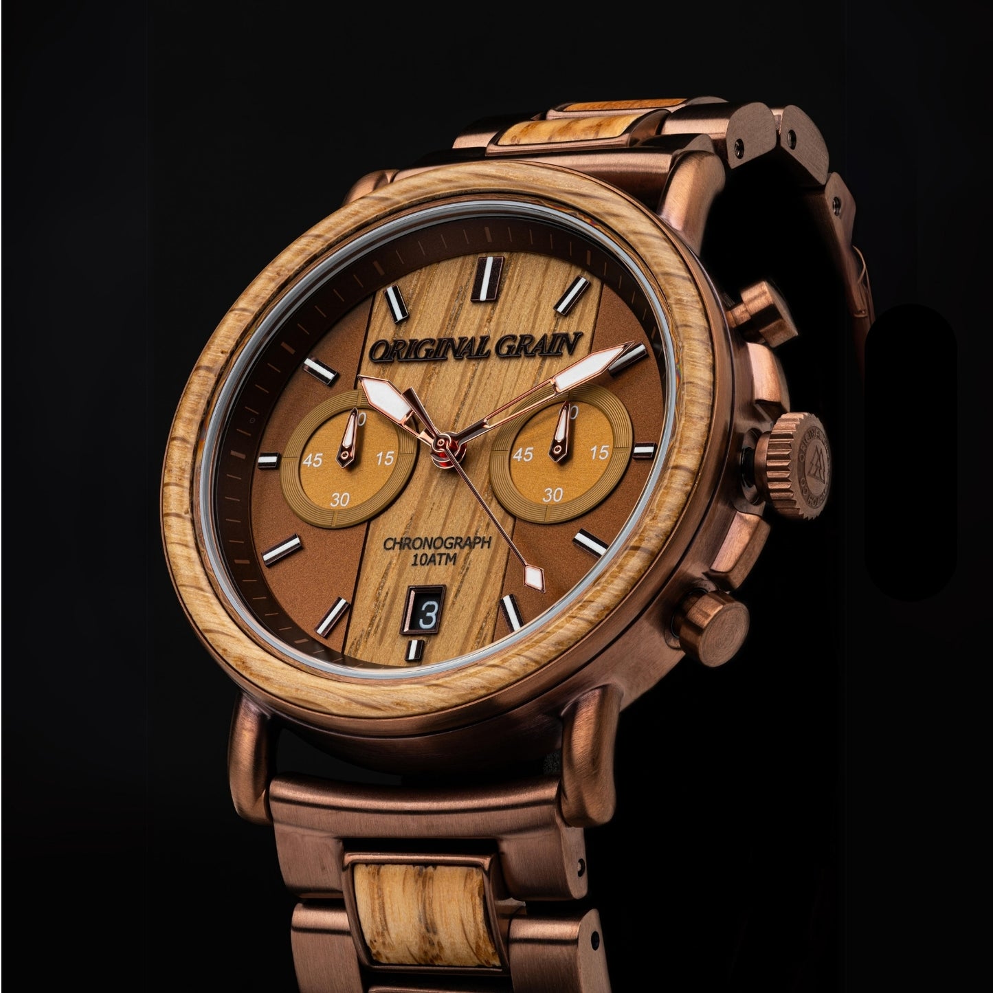 Whiskey Espresso Chrono 44mm