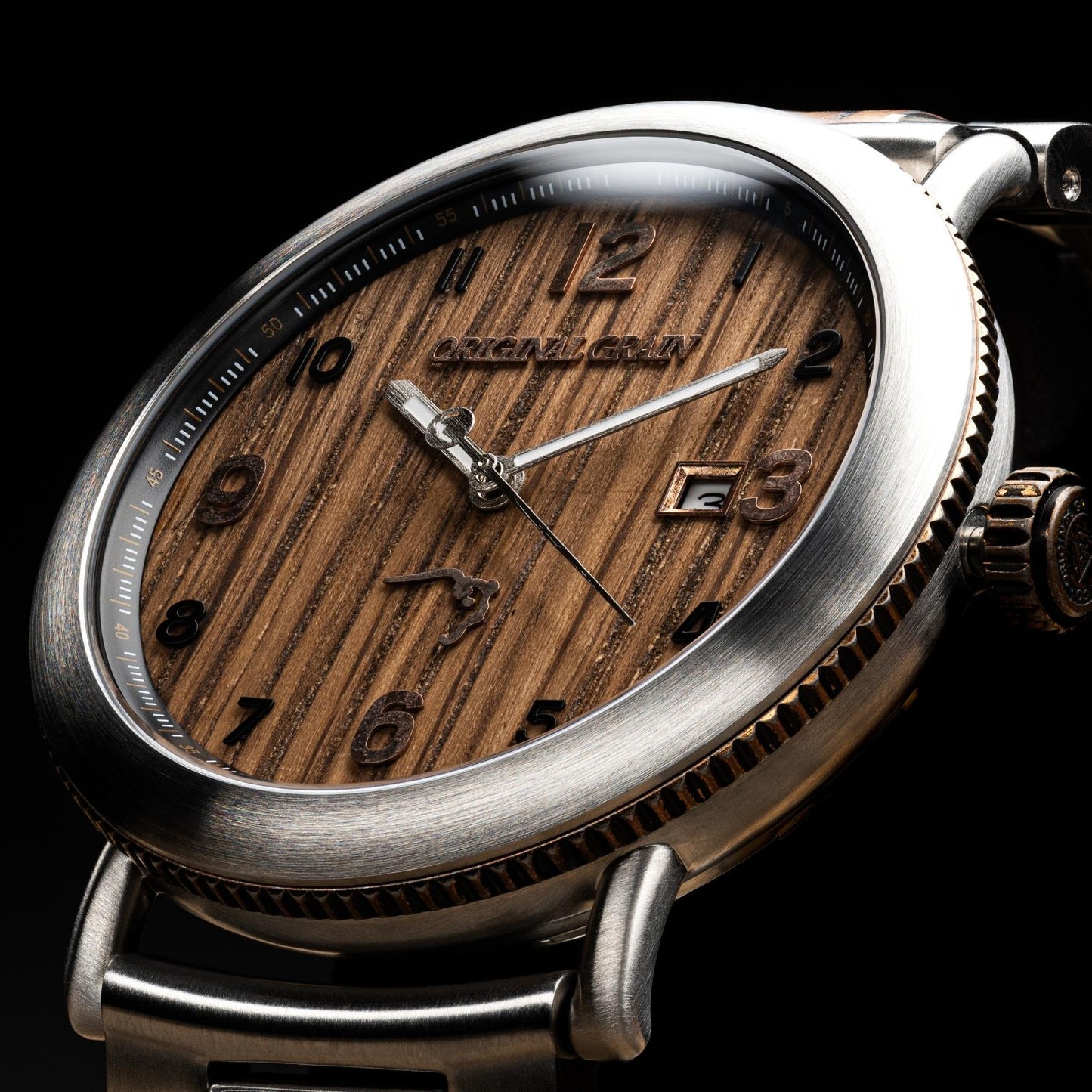Buffalo Trace 1775 Automatic Silver 44mm