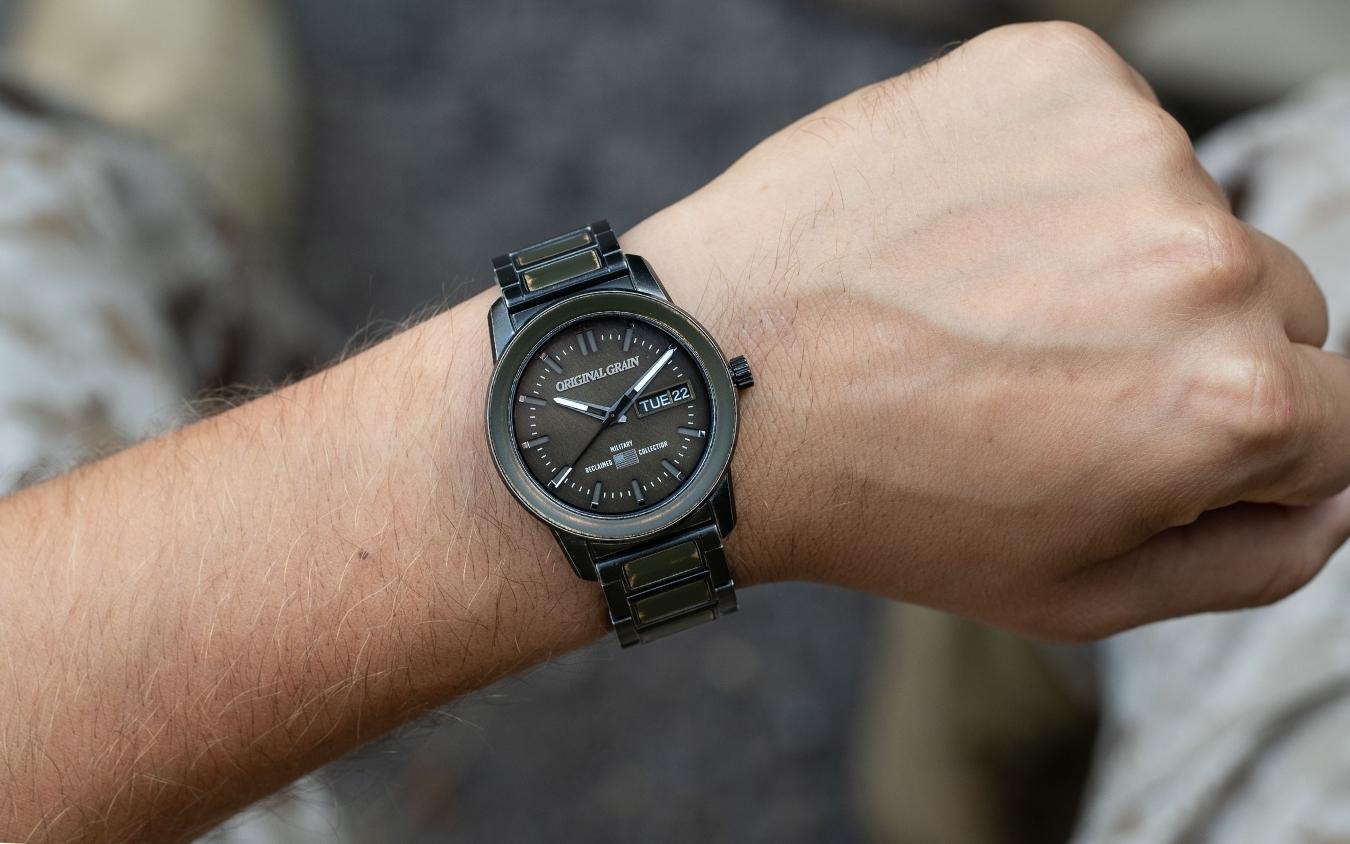 Military Stonewashed Steel Barrel 42mm Original Grain