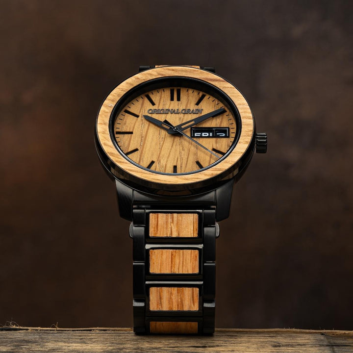 Watches Made From Bourbon Barrels Original Grain Barrel Original