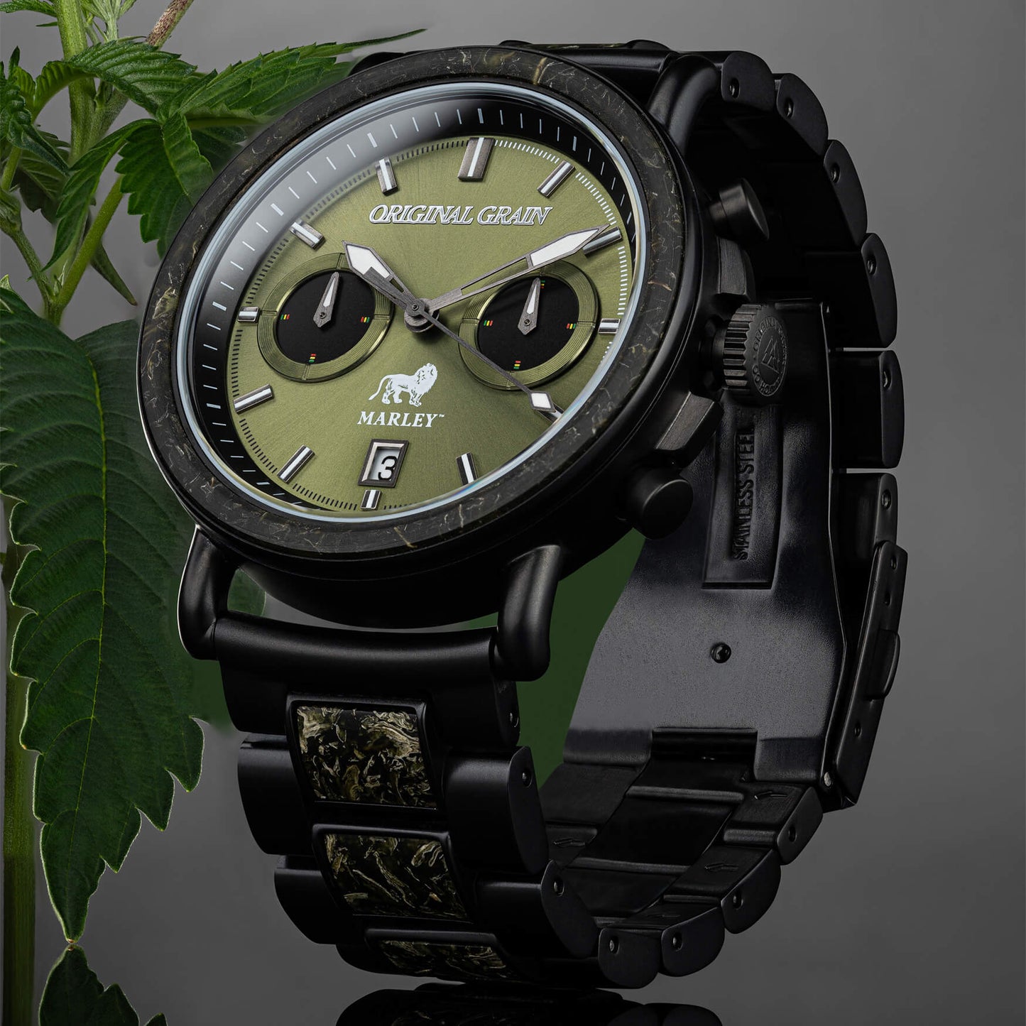 Bob Marley Hemp Chrono 44mm