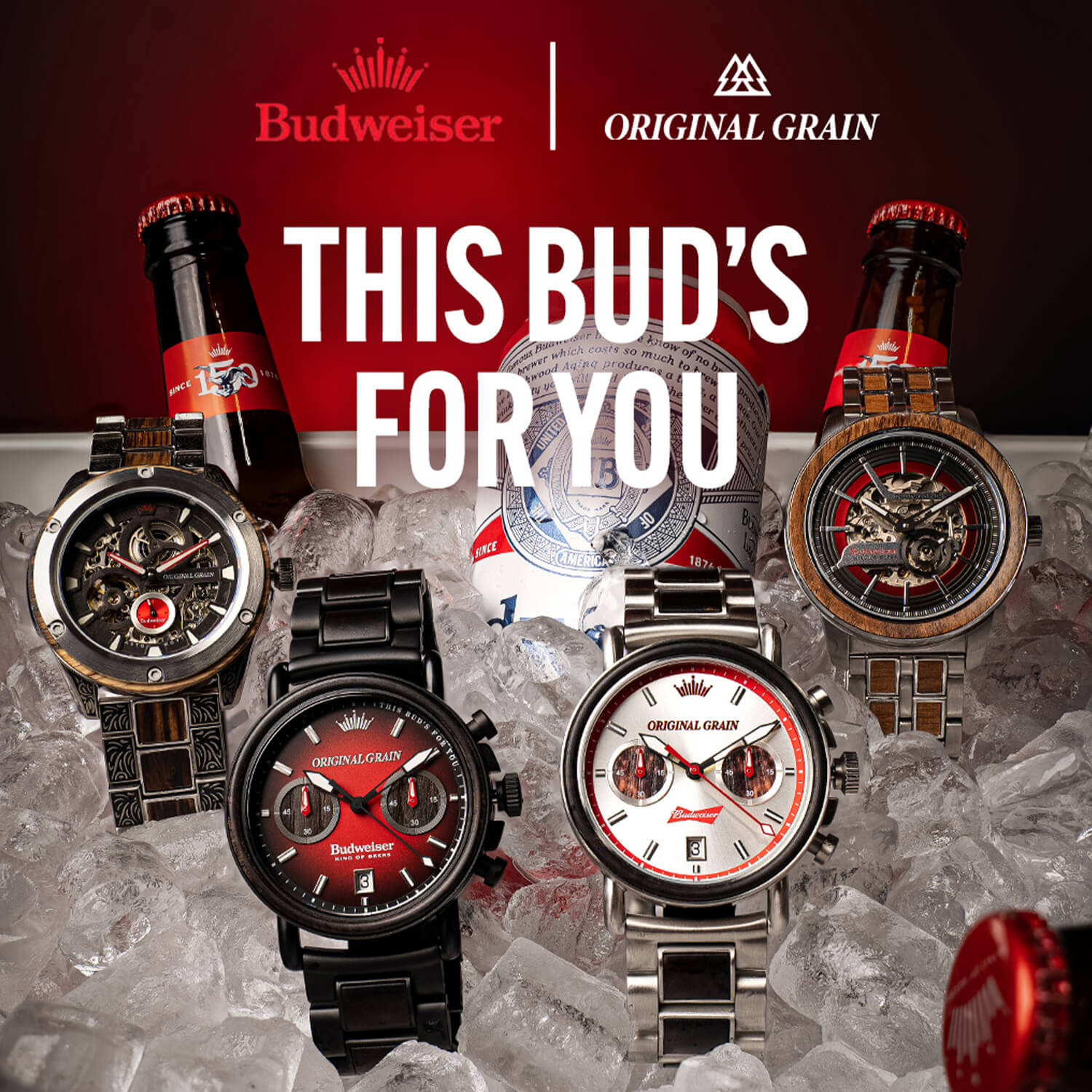 Budweiser King Of Beers Bundle – Original Grain